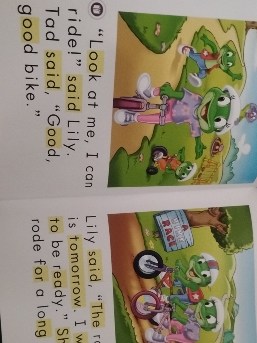 2 Books Early Reading Series - The Bike Race & The Fix-It Kid (Green, Pink) - Picture 7 of 8